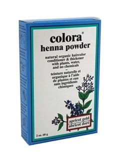 Colora Henna Pack Of 3 Natural Organic Hair Colour Apricot Gold  - Image 1