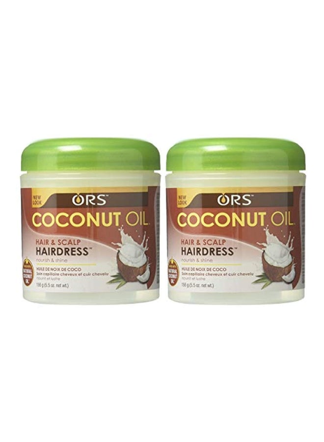 2-Piece Coconut Oil Hair And Scalp Hairdress 156grams - v1559285738/N26180760A_4