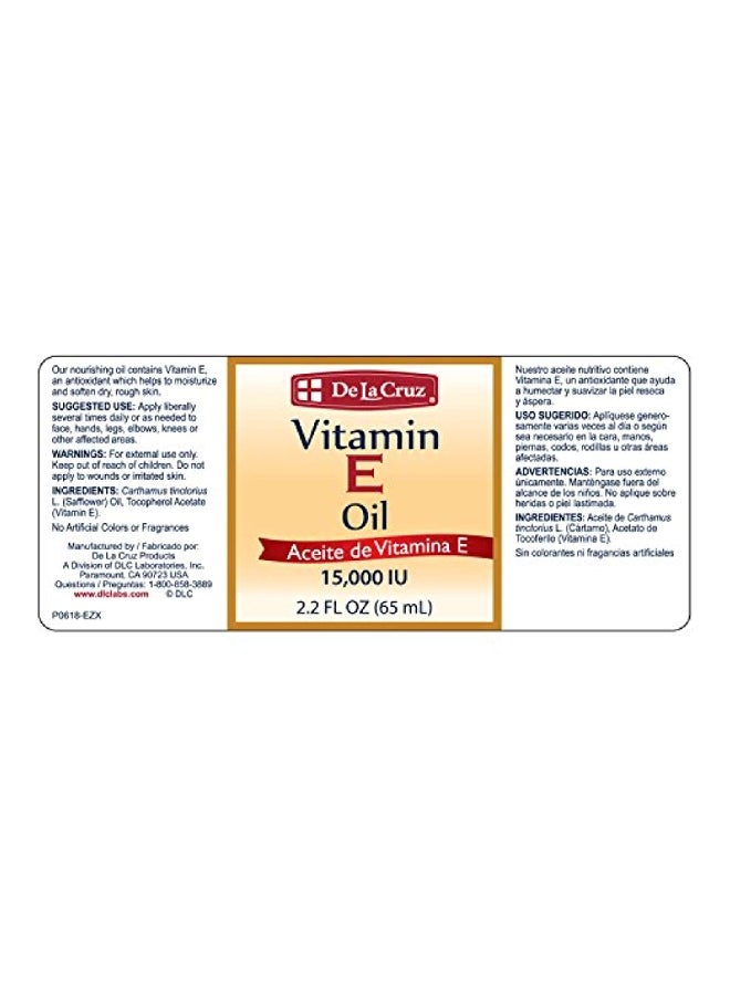 De La Cruz 3-Piece Vitamin E Oil Pack  - Image 2