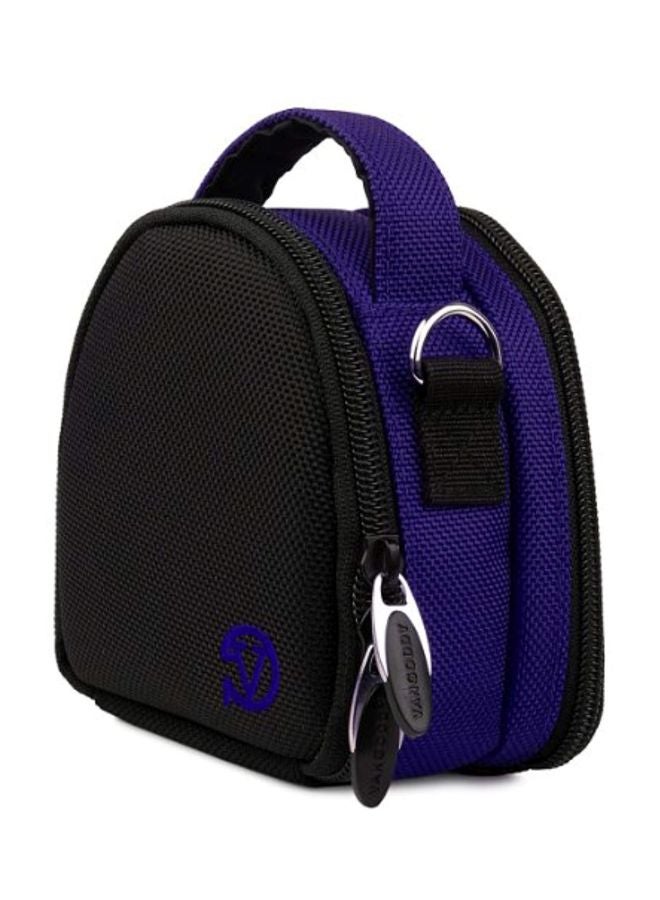 VanGoddy - Mini Laurel Carrying Case For Panasonic Lumix DMC-ZS40 Digital Camera Magic Blue/Black - Image 1