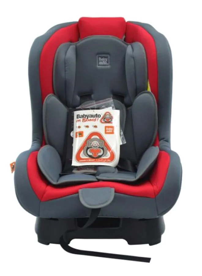 Babyauto Baby Auto Lolo Car Seat - Side Protection, Ergonomic Recline, 0-3 Years - Red/Black