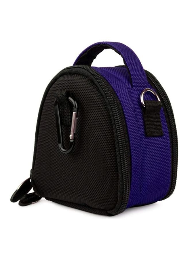 VanGoddy - Mini Laurel Carrying Case For Panasonic Lumix DMC-ZS40 Digital Camera Magic Blue/Black - Image 1