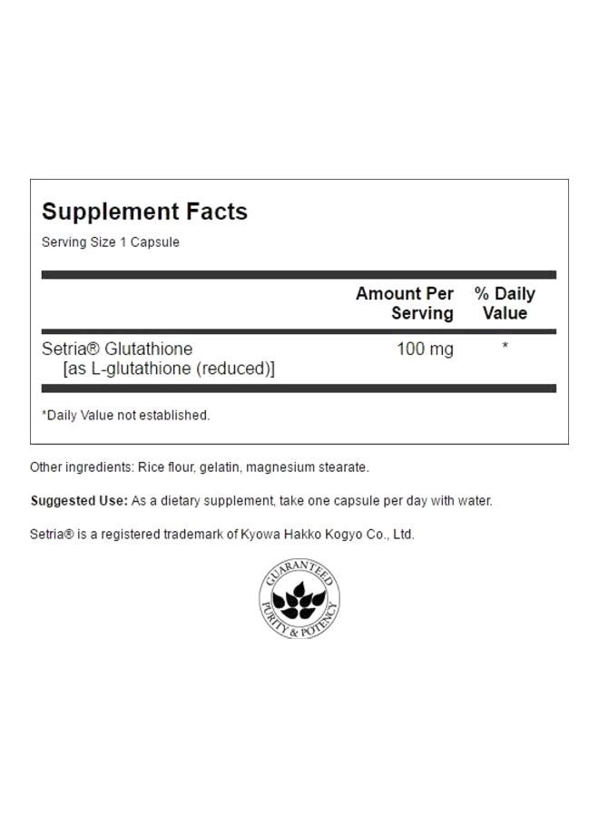 SWANSON - L-Glutathione Dietary Supplement - 100 Capsules - Image 1