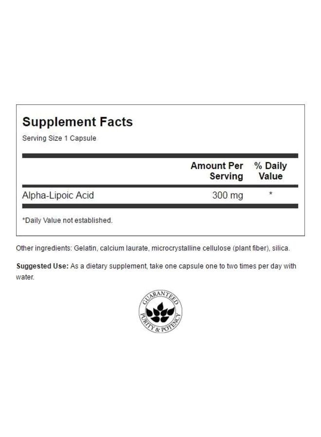 SWANSON Alpha Lipoic Acid - 120 Capsules  - Image 2