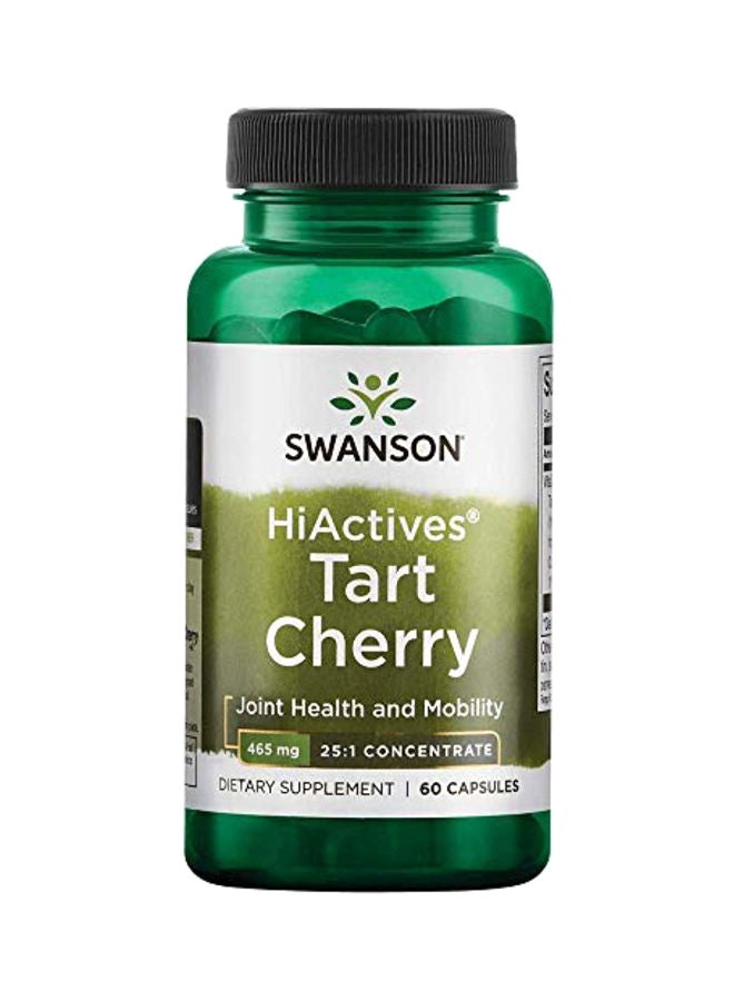 SWANSON Hiactives Tart Cherry Joint Health Supplement - 60 Capsules - Image 1