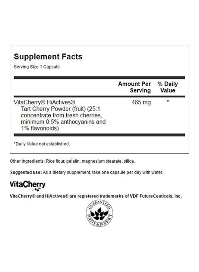 SWANSON Hiactives Tart Cherry Joint Health Supplement - 60 Capsules - Image 2