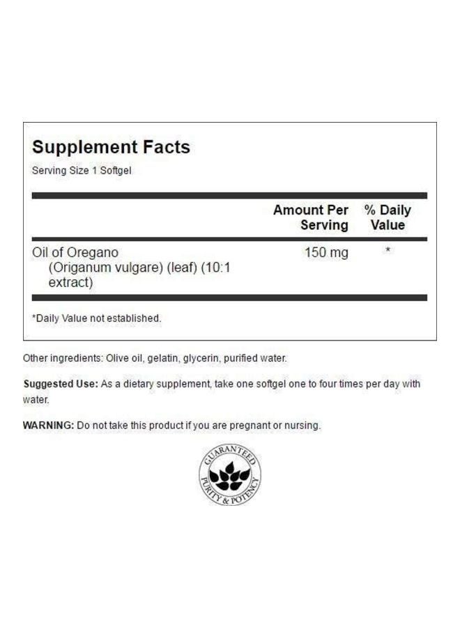 سوانسون مكمل صحي للجهاز الهضمي بزيت الأوريجانو - 120 كبسولة هلامية - Image 2