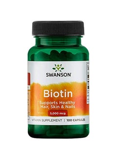 SWANSON Biotin - 100 Capsules 