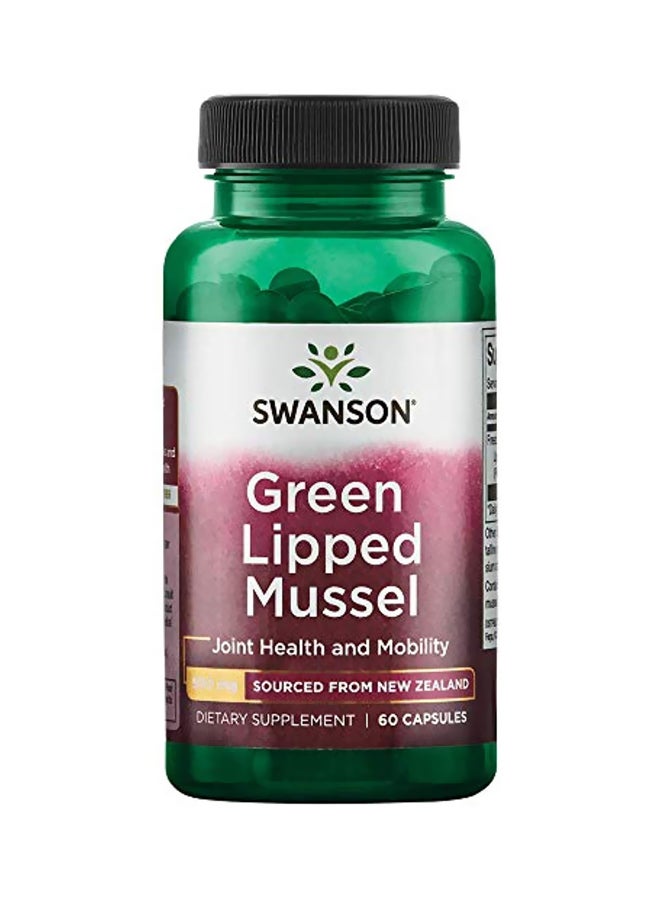 SWANSON Green Lipped Mussel Joint Health Supplement - 60 Capsules - Image 1