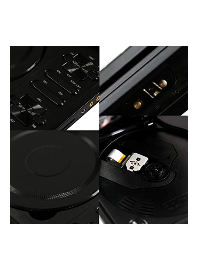 Pyle - Portable DVD CD Player PDH7 Black - Image 1