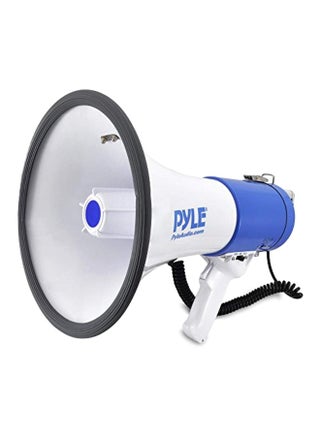Megaphone Speaker Bullhorn With Built In Siren PMP50 White/Blue - v1559294807/N26185527A_1