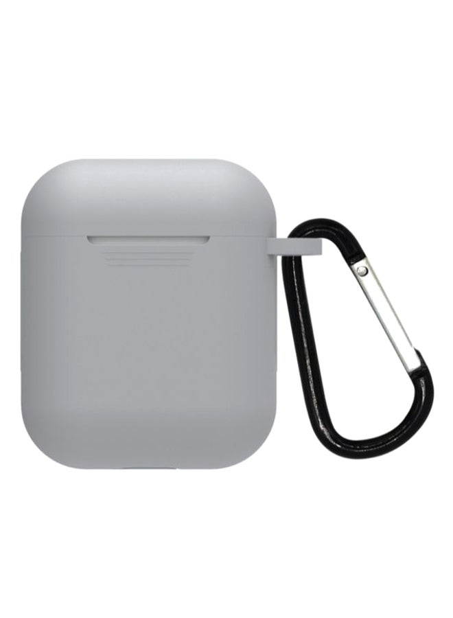 آي تيلكر غطاء حماية واقٍ لسماعة أبل إيربودز 2019 رمادي - Image 1