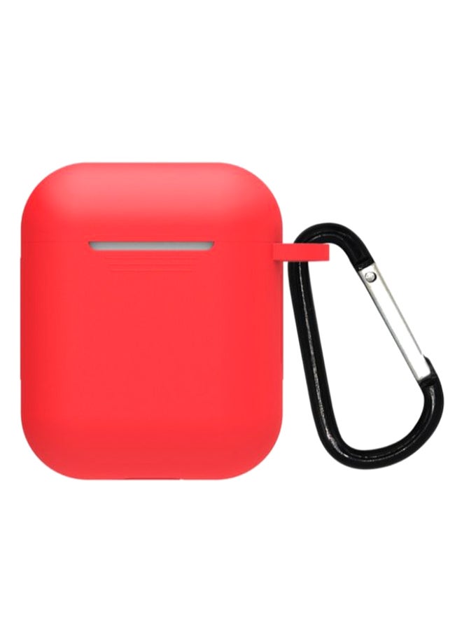 آي تيلكر غطاء حماية واقٍ لسماعة أبل إيربودز 2019 أحمر - Image 1