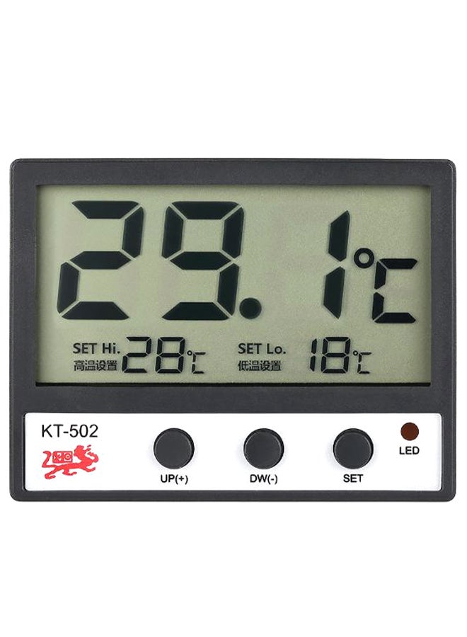 مقياس رقمي بشاشة LCD لقياس درجة حرارة حوض الأسماك متعدد الألوان - Image 1