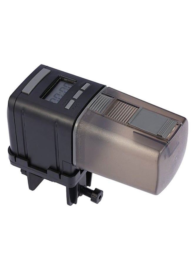 Generic LCD Automatic Fish Aquarium Tank Dispenser Black  - Image 1