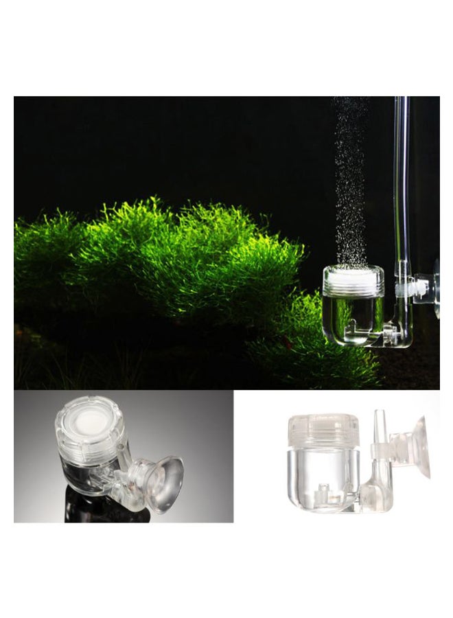 4 in 1 CO2 Diffuser Bubble Count Check Clear/Black 15X4X11.5centimeter - Image 2