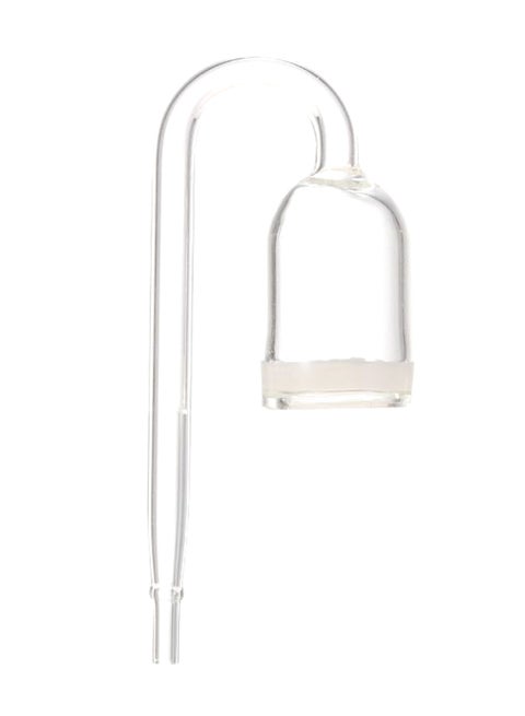 Glass CO2 Diffuser U Shaped Fish Aquarium Accessory Clear 10.5x3x7.5cm