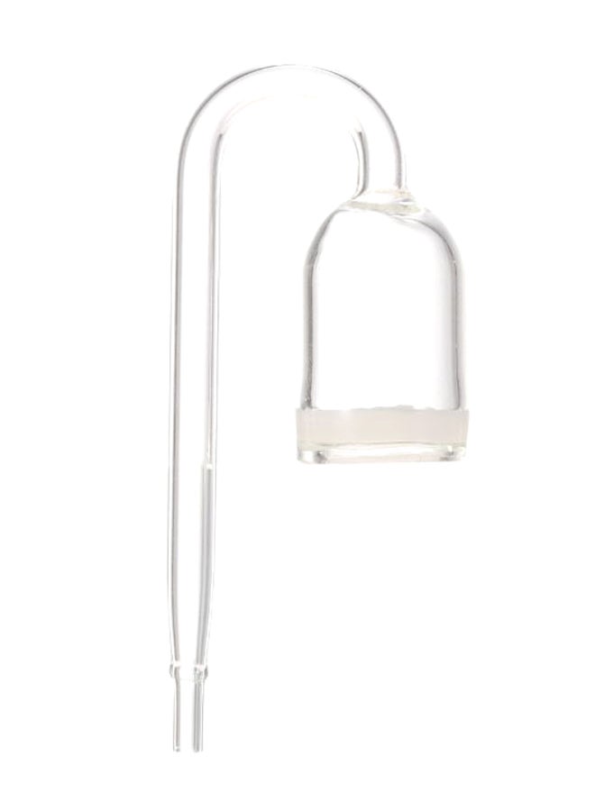 Glass CO2 Diffuser U Shaped Fish Aquarium Accessory Clear 10.5x3x7.5cm
