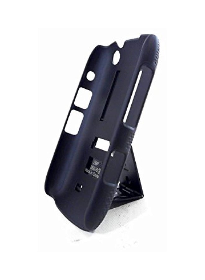 T Mobile - Protective Shell And Holster For Blackberry Curve 9315/9310 Black/Clear - Image 1