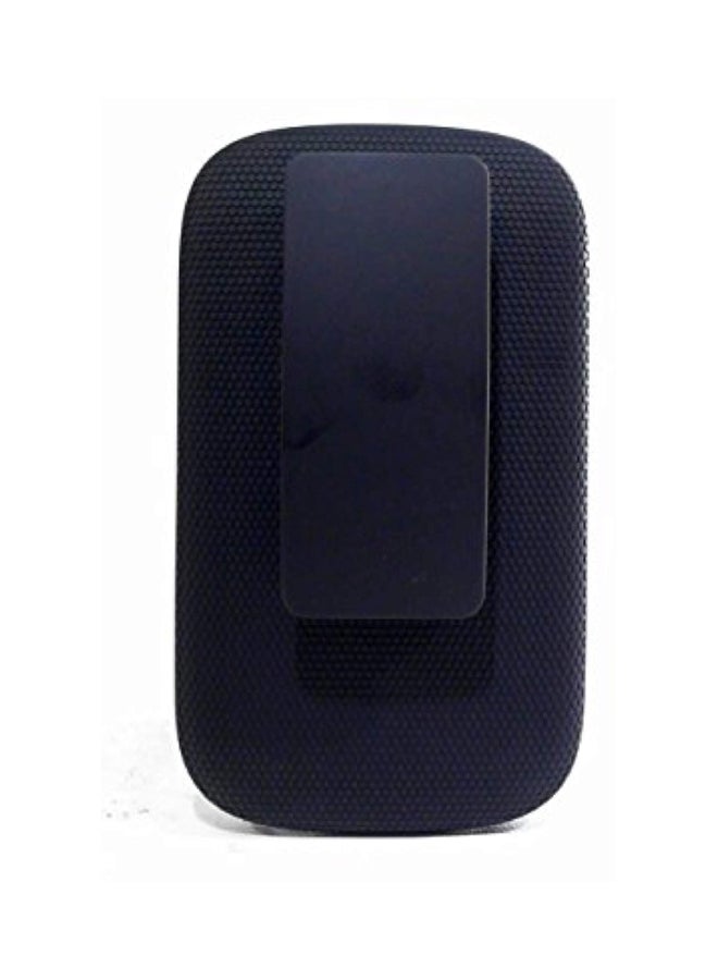 T Mobile - Protective Shell And Holster For Blackberry Curve 9315/9310 Black/Clear - Image 1