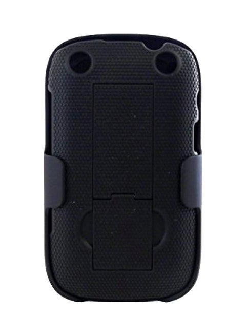 Protective Shell And Holster For Blackberry Curve 9315/9310 Black/Clear