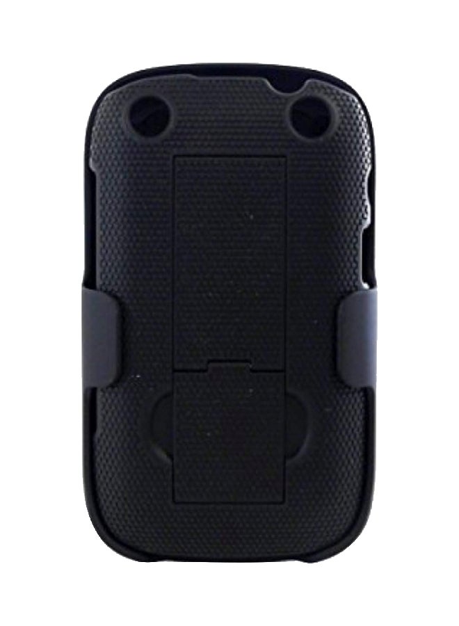 T Mobile - Protective Shell And Holster For Blackberry Curve 9315/9310 Black/Clear - Image 1
