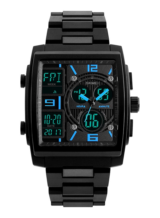 سكمي ساعة يد رقمية وبعقارب طراز J2288 للرجال - Image 1
