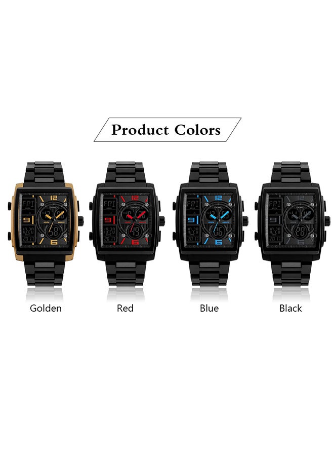 سكمي ساعة يد رقمية وبعقارب طراز J2288 للرجال - Image 3