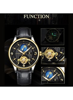 Tevise Men's Leather Band Chronograph Wrist Watch  - Image 3
