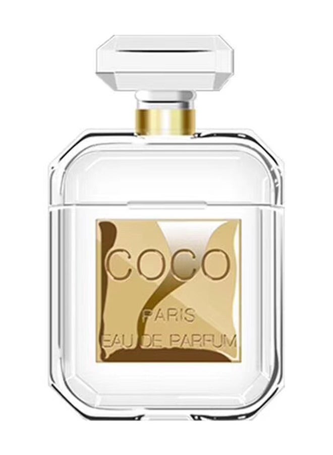 Cool Baby Perfume Bottle Case Cover For Apple AirPods White - Image 1