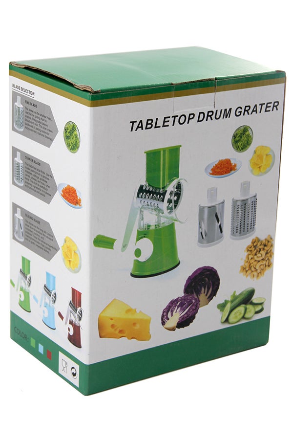Tabletop Drum Grater Multicolour 500grams