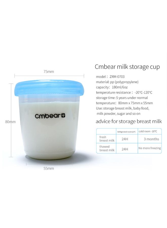Cmbear Pack Of 4 Breast Milk Storage Cup - Image 4