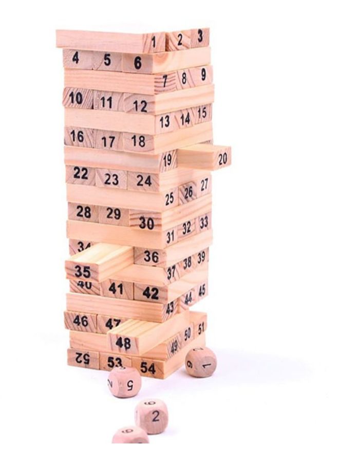 Unique 54-Piece Wooden Building Block Toy 54 - Image 2