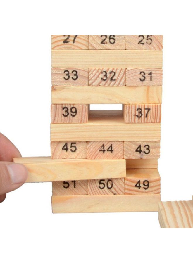 Unique 54-Piece Wooden Building Block Toy 54 - Image 2