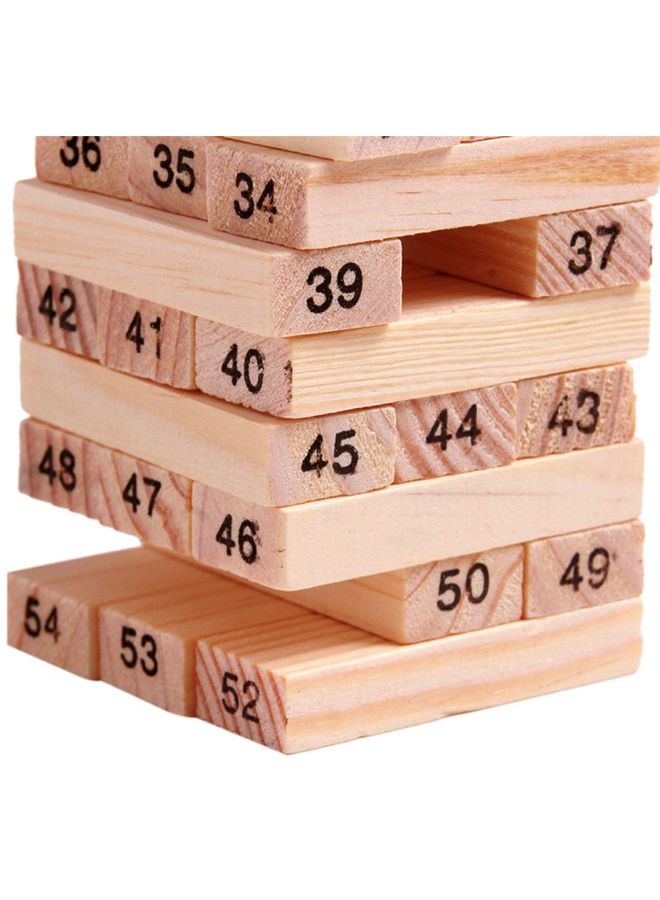 Unique 54-Piece Wooden Building Block Toy 54 - Image 3