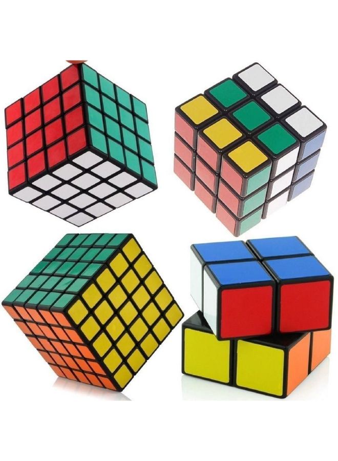 يونيك مجموعة بازل مكعب روبيك سحري مكونة من 4 قطع - Image 2