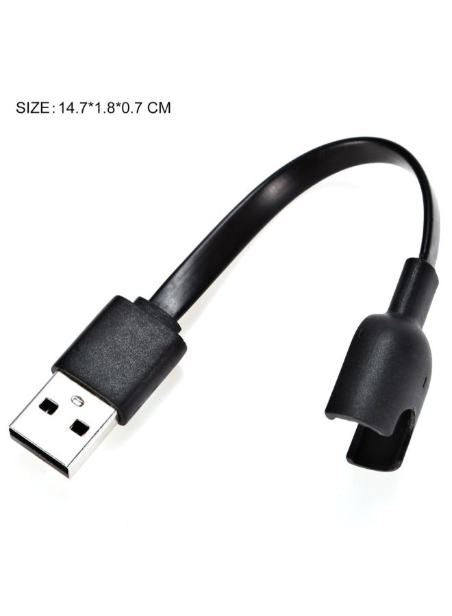 CAFELE Fast Charging Cable For Xiaomi Band 3 Smart Bracelet Black  - Image 3