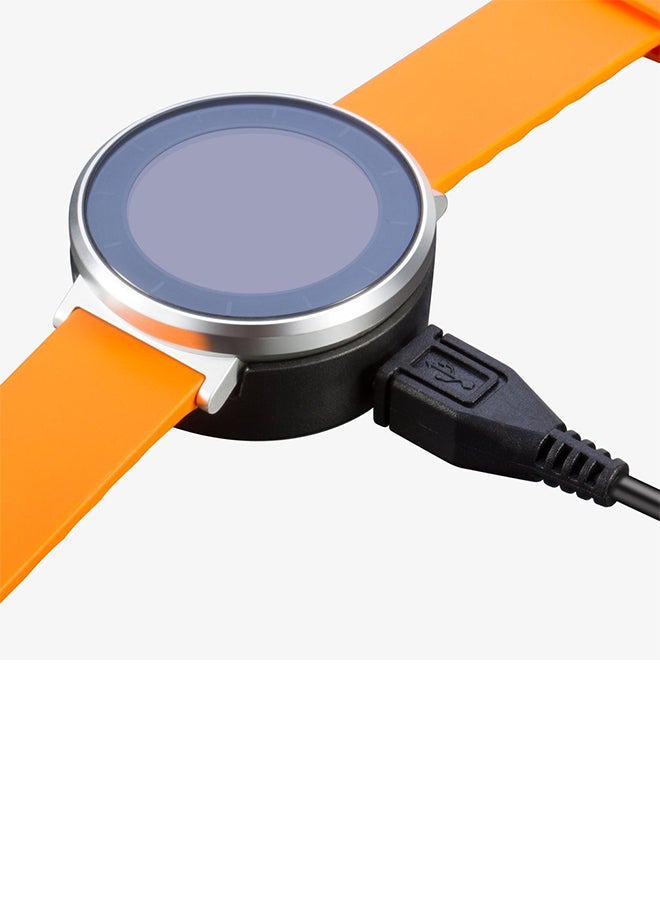 Magnetic Suction USB Charging Dock For Huawei Fit Honor S1 Smart Watch Black - Image 2