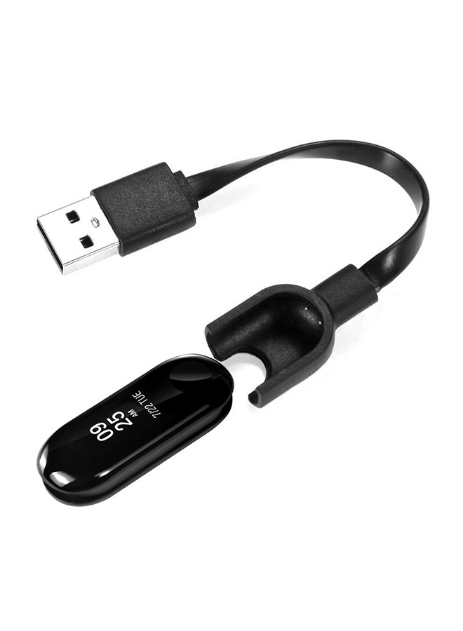 CAFELE Fast Charging Cable For Xiaomi Band 3 Smart Bracelet Black  - Image 1