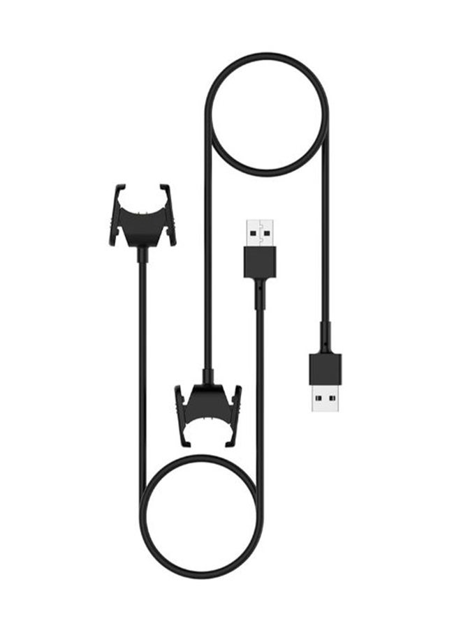 كابل شاحن USB لساعة فيتبت تشارج 3 أسود - Image 1