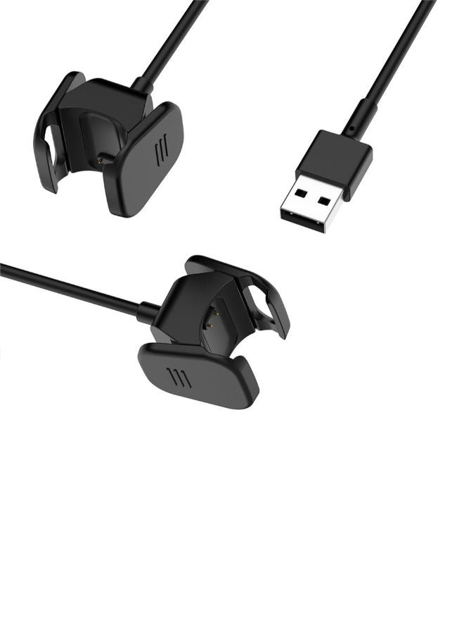 كابل شاحن USB لساعة فيتبت تشارج 3 أسود - Image 2
