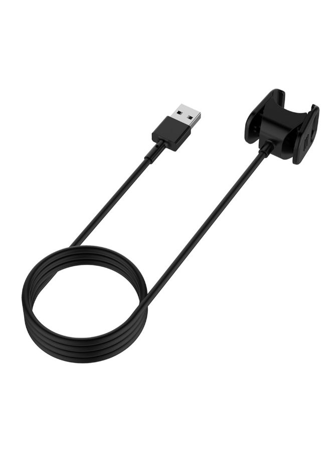 كابل شاحن USB لساعة فيتبت تشارج 3 أسود - Image 5