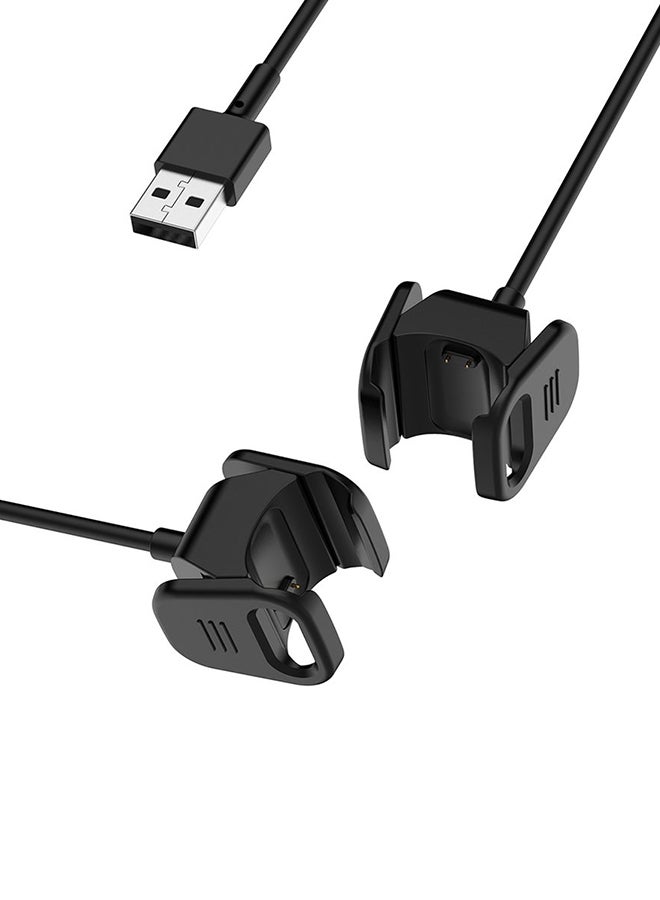 كابل شاحن USB لساعة فيتبت تشارج 3 أسود - Image 4