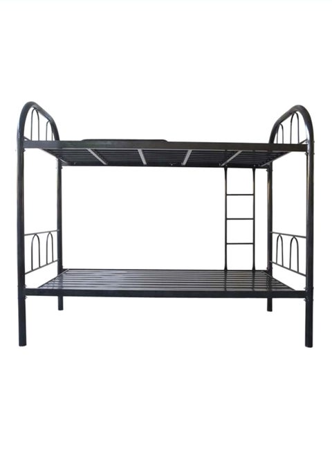 Steel Bunk Bed Black