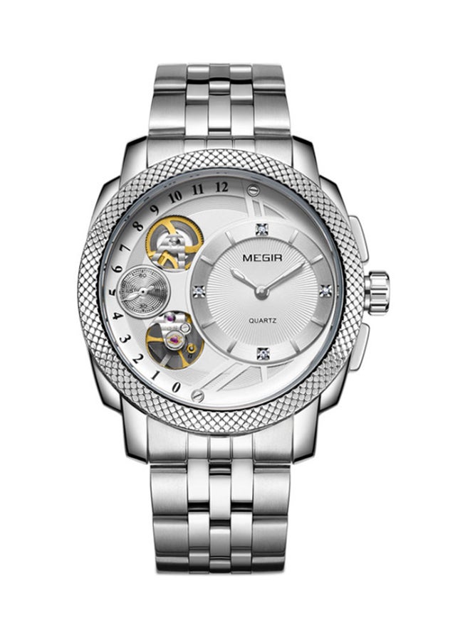 MEGIR men Non Mechanical Fashion Business Sports Hollow Watch - Image 1