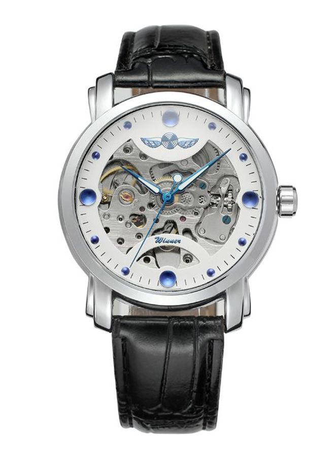 وينر ساعة أنالوج جلدية 005