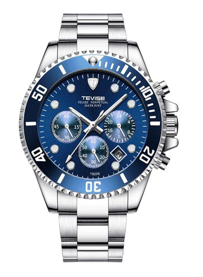 Men's Stainless Steel Chronograph Watch T823 - 42 mm - Silver