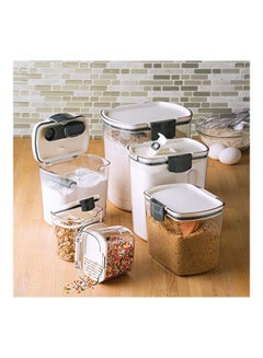 6-Piece Food Storage Container White/Black 8x12x10inch - v1559412532/N26223228A_2