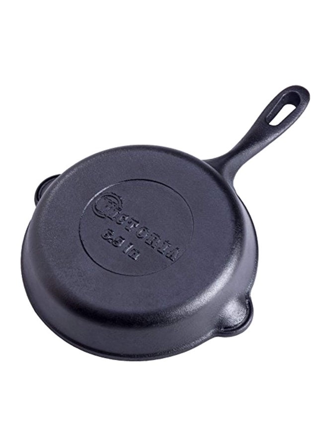 Victoria Cast Iron Pan Black 11x7.5x1.5inch  - Image 4