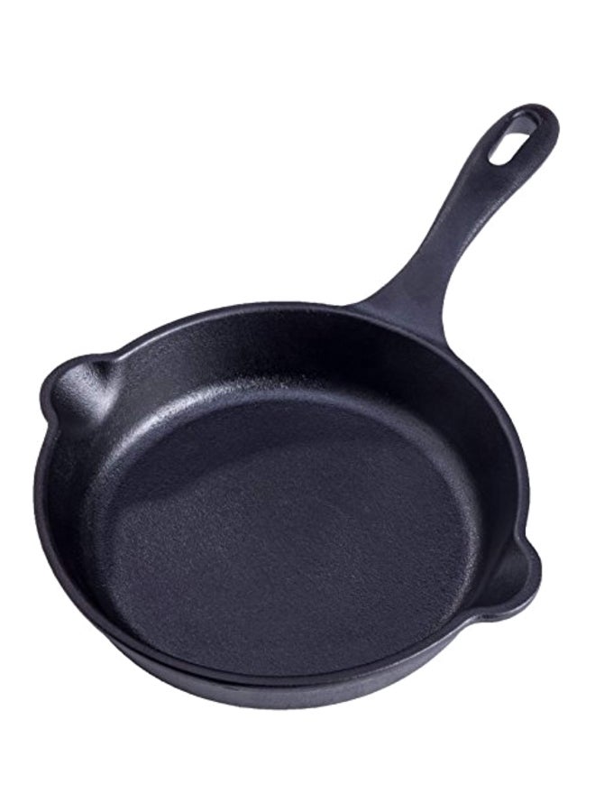Victoria Cast Iron Pan Black 11x7.5x1.5inch  - Image 2